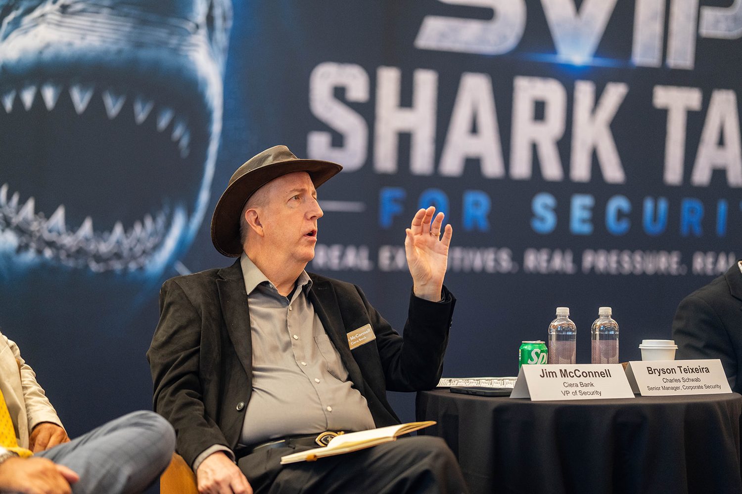 A judge weighing in during the panel discussion